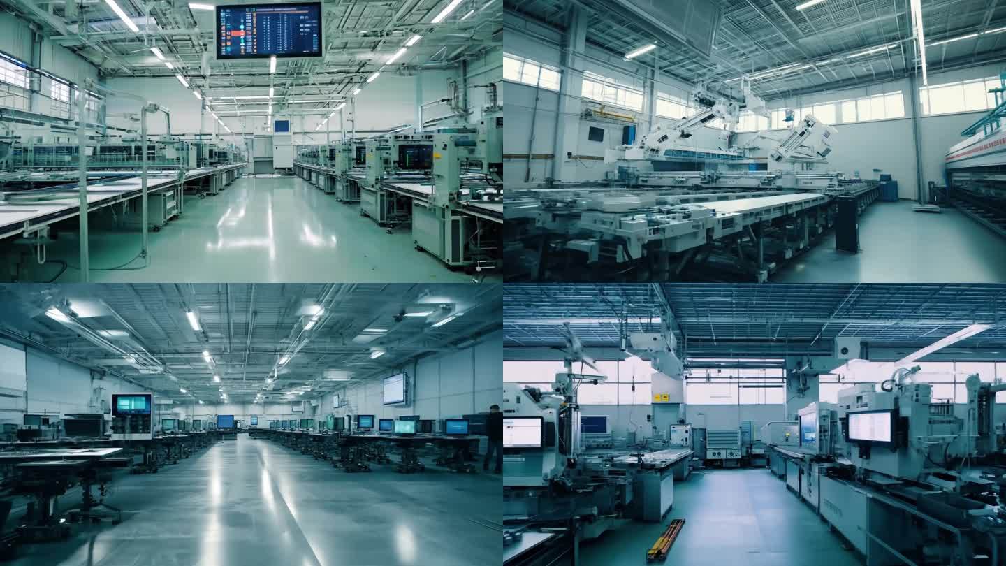 现代化电子通讯产品生产车间实拍与解析